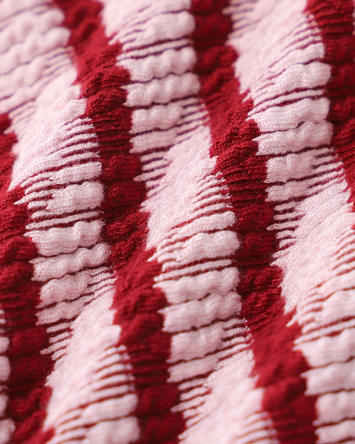 Red Striped Triangle Bikini Set